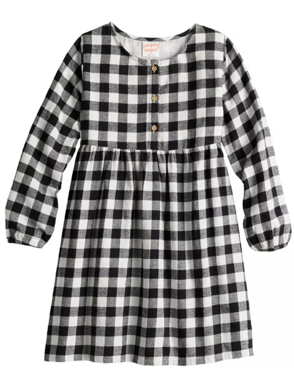 Jumping Beans Flannel Dress- 5T